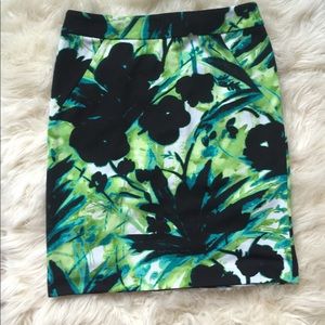 Floral Pencil Skirt